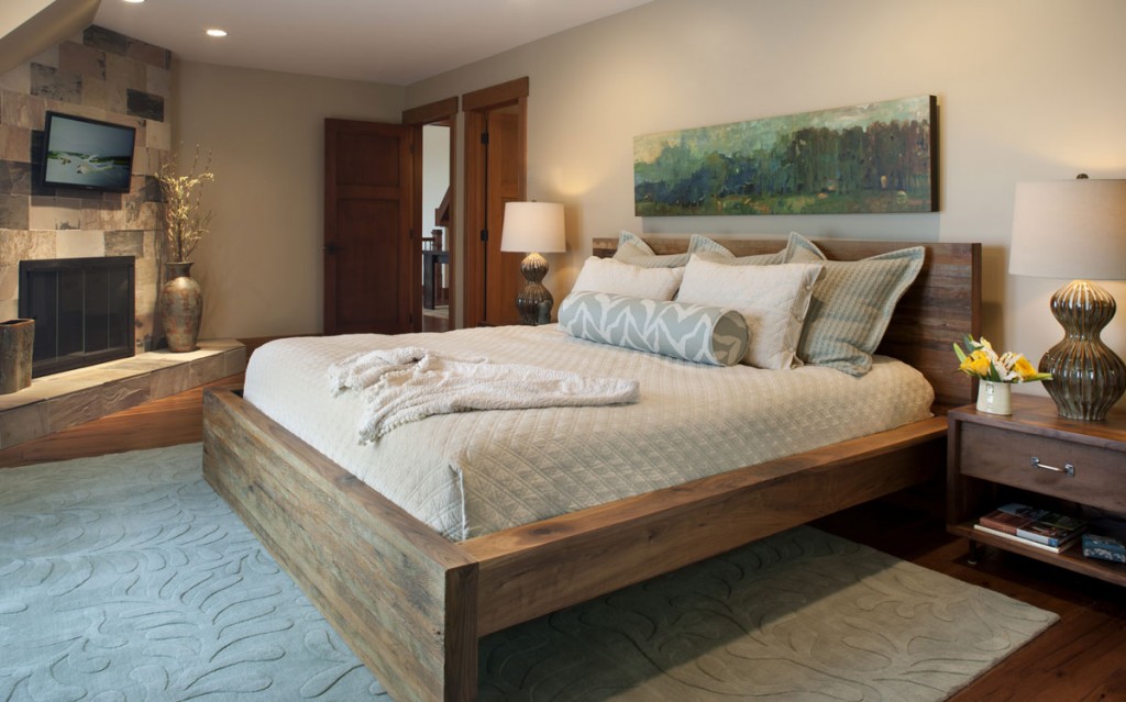 Lake Lure Master Suite by Allard and Roberts Interior Design, Asheville, NC