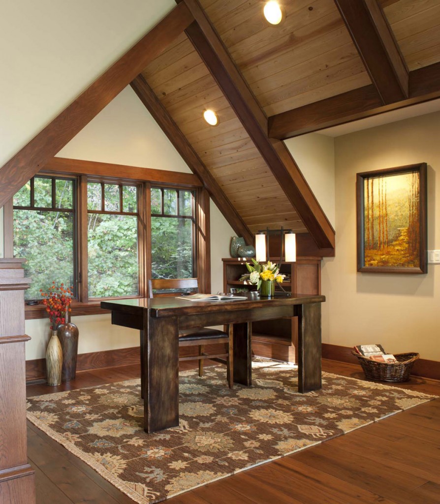 Lake Lure Study by Allard and Roberts Interior Design, Asheville, NC