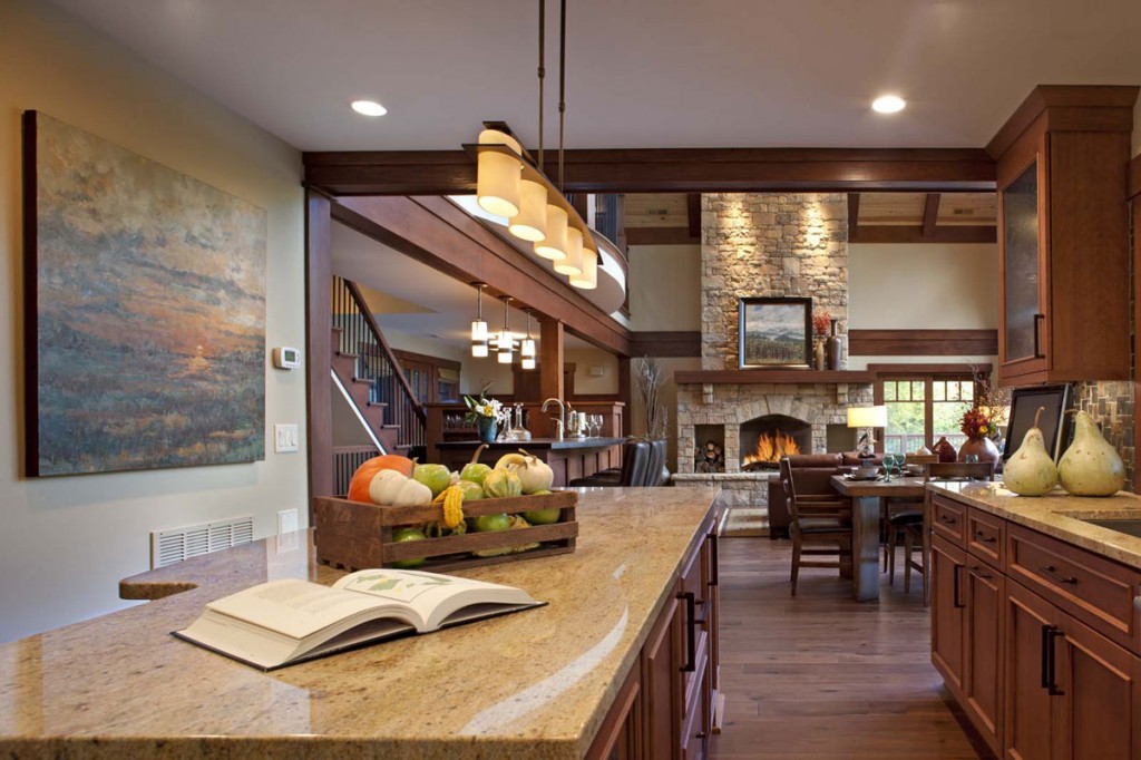 Lake Lure Kitchen by Allard and Roberts Interior Design, Asheville, NC